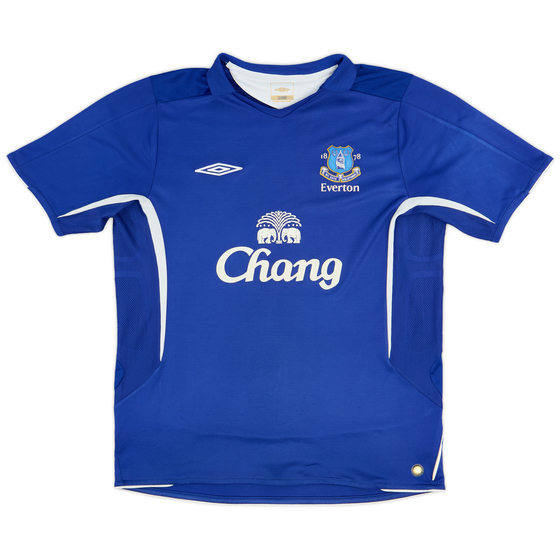 2005-06 Everton Home Shirt - 8/10 - (L)