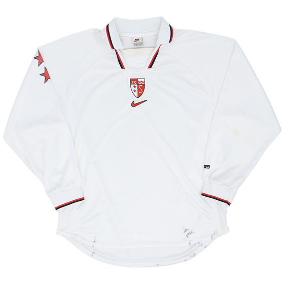 1998-00 FC Sion Home L/S Shirt - 5/10 - (XL)