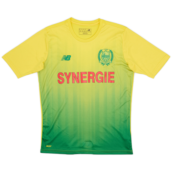 2019-20 Nantes New Balance Pre-Match Training Shirt - 9/10 - (XL.Boys)