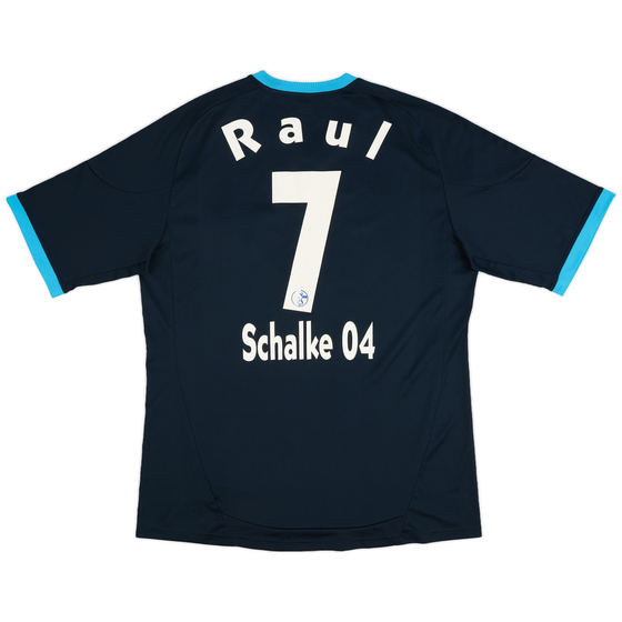 2010-12 Schalke Away Shirt Raul #7 - 7/10 - (XL)