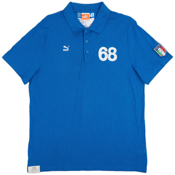 2008 Italy Puma '68' Polo Shirt - 9/10 - (L)