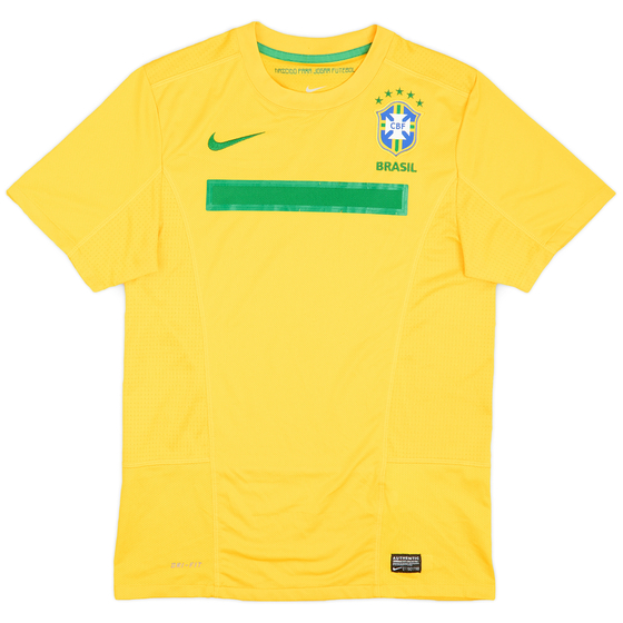 2011 Brazil Home Shirt - 6/10 - (S)