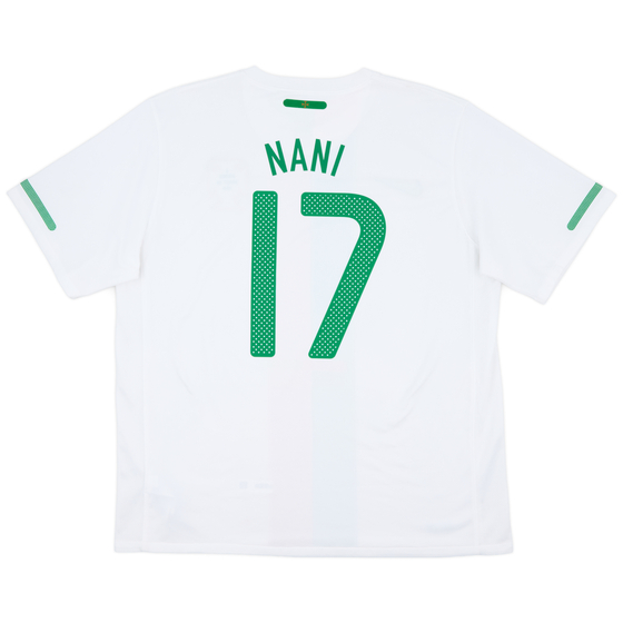 2010-11 Portugal Away Shirt Nani #17 - 9/10 - (XL)