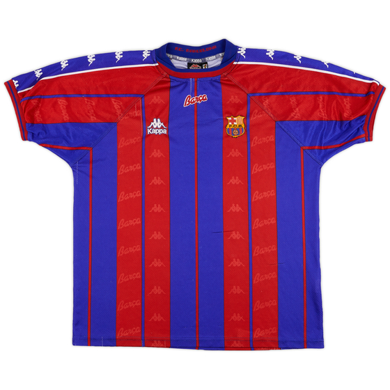 1997-98 Barcelona Home Shirt - 6/10 - (XL)
