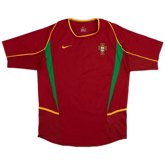 2002-04 Portugal Home Shirt - 8/10 - (XL.Boys)