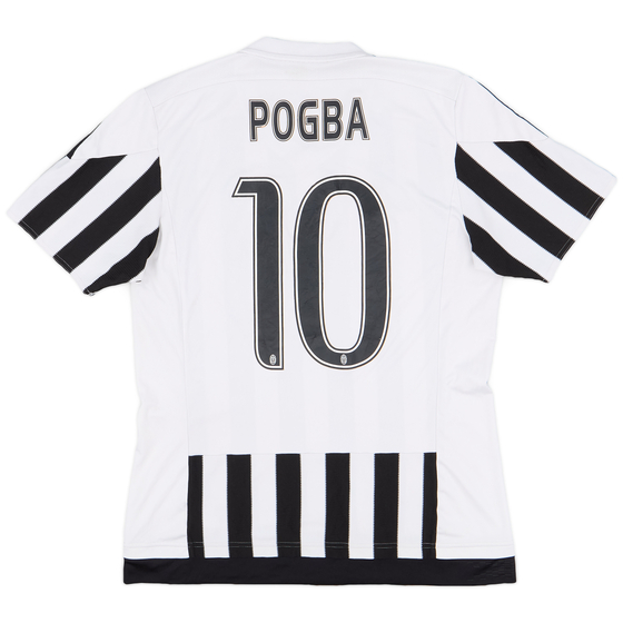 2015-16 Juventus Home Shirt Pogba #10 - 5/10 - (M)