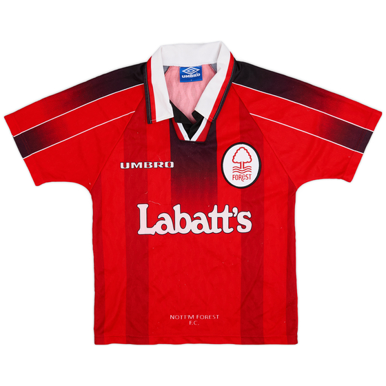 1996-97 Nottingham Forest Home Shirt - 6/10 - (Y)