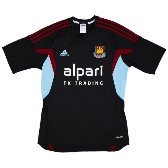 2013-14 West Ham adidas Training Shirt - 9/10 - (S)