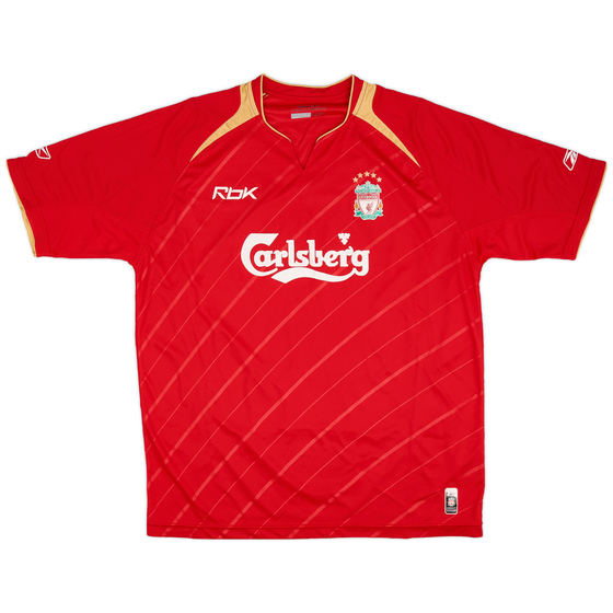 2005-06 Liverpool CL Home Shirt - 7/10 - (L)