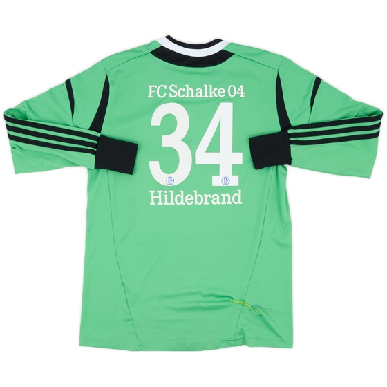 2013-15 Schalke GK Shirt Hildebrand #34 - 7/10 - (L.Boys)