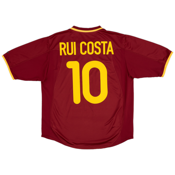 2000-02 Portugal Home Shirt Rui Costa #10 - 8/10 - (M)