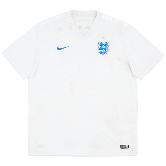 2014-15 England Home Shirt - 4/10 - (XL)