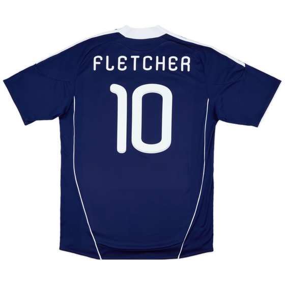 2010-11 Scotland Home Shirt Fletcher #10 - 9/10 - (XL)