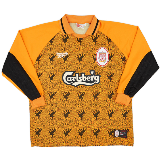 1996-97 Liverpool GK Shirt - 9/10 - (L)