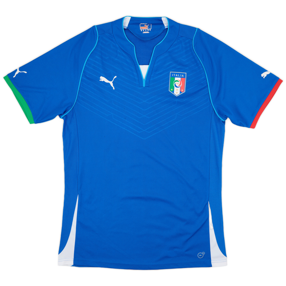 2013 Italy Confederations Cup Player Issue Home Shirt - 9/10 - (XL)