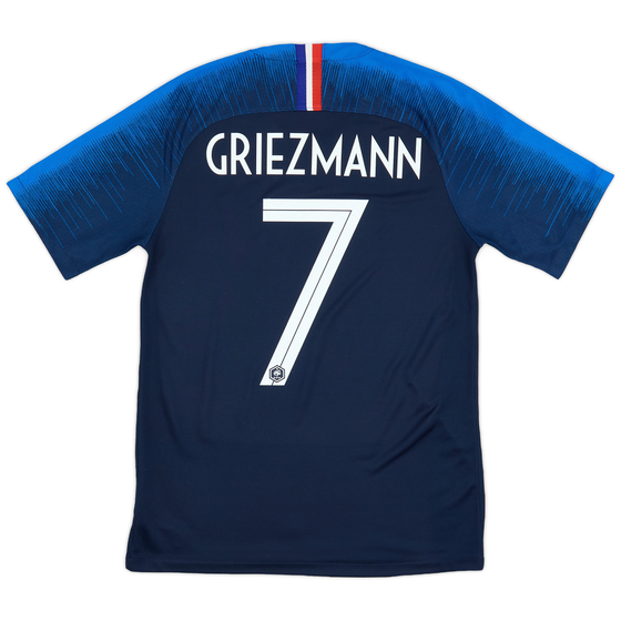 2018 France Home Shirt Griezmann #7 - 9/10 - (S)