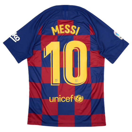 2019-20 Barcelona Home Shirt Messi #10 - 9/10 - (S)