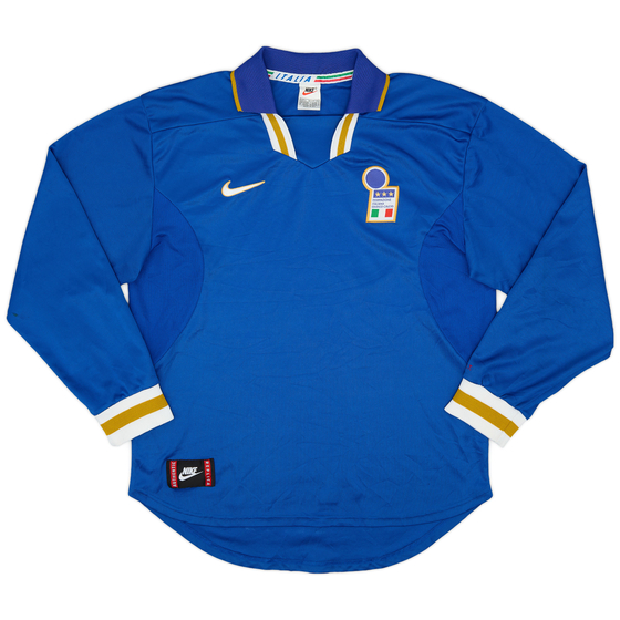 1996-97 Italy Home L/S Shirt - 7/10 - (L)