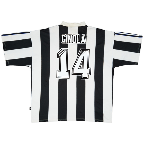 1995-97 Newcastle Home Shirt Ginola #14 - 5/10 - (XXL)