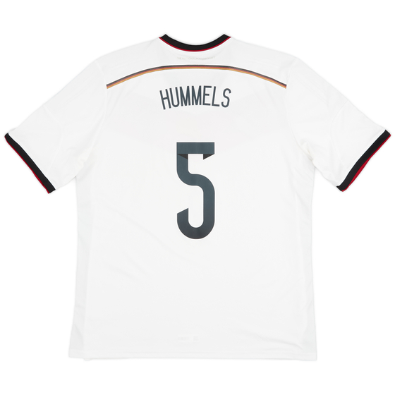 2014-15 Germany Home Shirt Hummels #5 - 9/10 - (XXL)