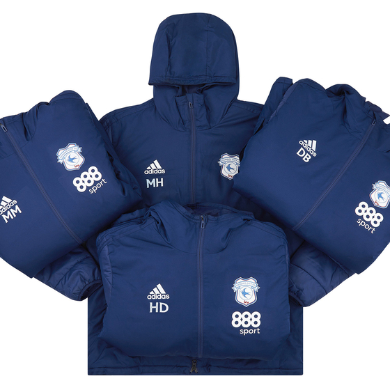 2018-19 Cardiff Player Issue Padded Jacket # (Very Good)