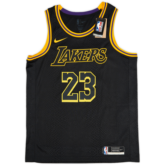 2019-20 LA Lakers James #23 Nike Swingman Black Mamba Jersey (S)