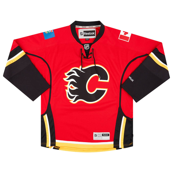 2011-17 Calgary Flames Reebok Home Jersey (Excellent) L