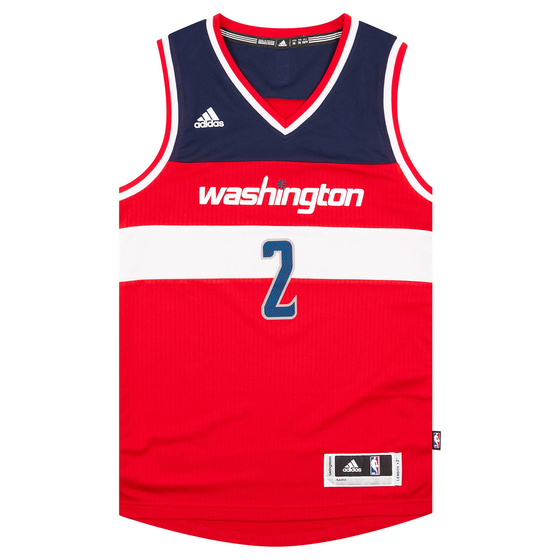 2014-17 Washington Wizards Wall #2 adidas Swingman Away Jersey (Excellent) XS
