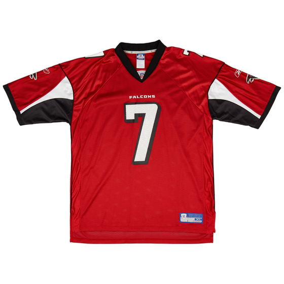 2003-04 Atlanta Falcons Vick #7 Reebok On Field Alternate Jersey (Excellent) XL