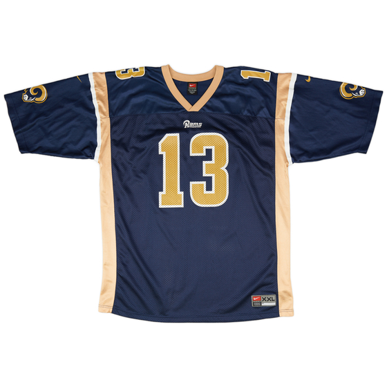 2000 St. Louis Rams Warner #13 Nike Home Jersey (Excellent) XXL