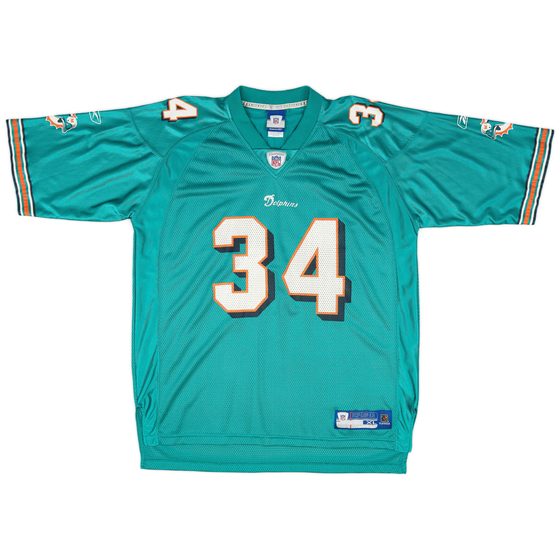 2005 Miami Dolphins R. Williams #34 Reebok On Field Home Jersey (Excellent) XL