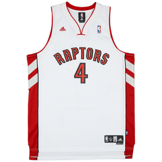 2006-10 Toronto Raptors Bosh #4 adidas Swingman Home Jersey (Excellent) XL
