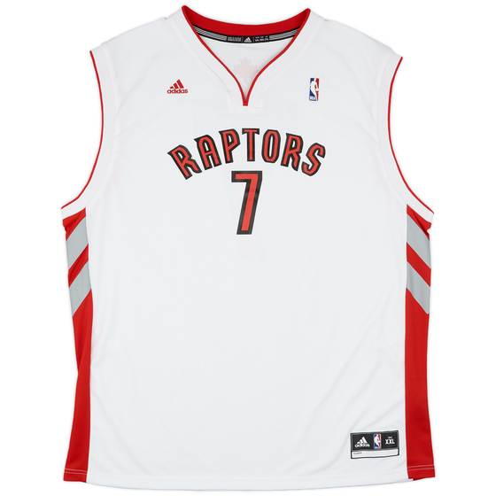 2010-13 Toronto Raptors Bargnani #7 adidas Home Jersey (Excellent) XXL