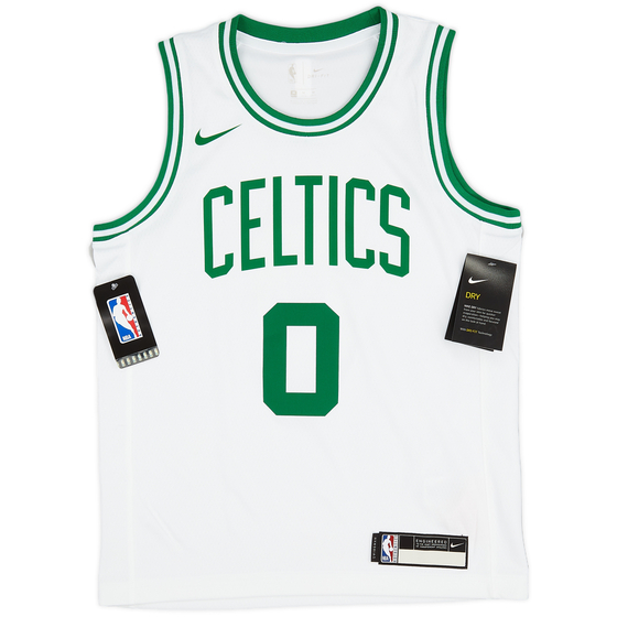 2017-23 Boston Celtics Tatum #0 Nike Swingman Home Jersey (M.Kids)