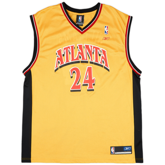 2005-06 Atlanta Hawks Williams #24 Reebok Alternate Jersey (Excellent) XL