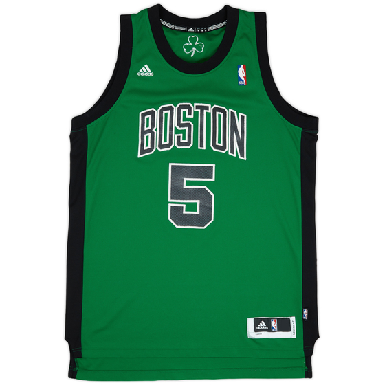 2010-13 Boston Celtics Garnett #5 adidas Swingman Alternate Jersey (Very Good) M