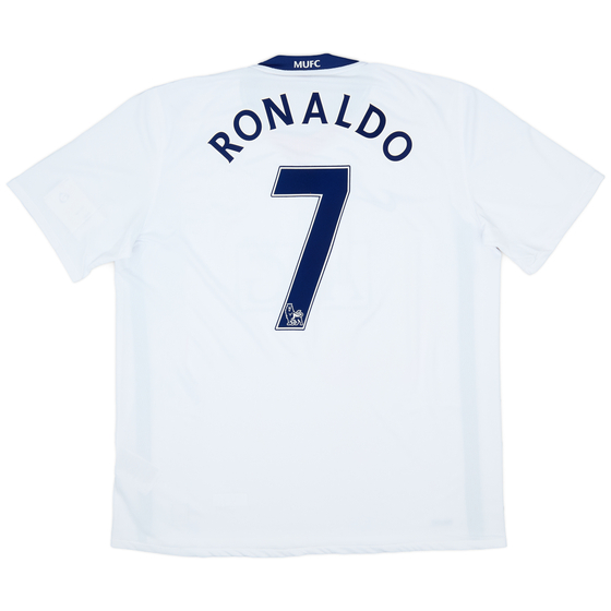 2008-10 Manchester United Away Shirt Ronaldo #7 (XL)