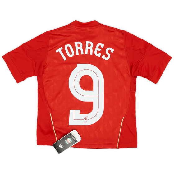 2010-12 Liverpool Home Shirt Torres #9 (XS.Boys)