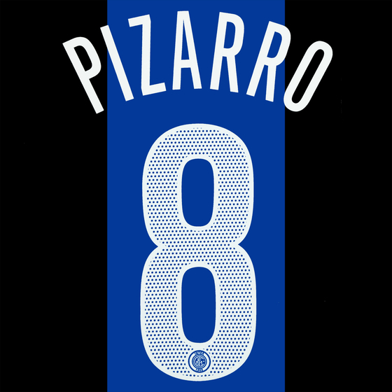 2005-06 Inter MIlan Home Pizzaro #8 Name Set