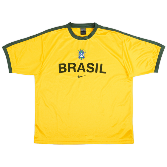 2002-03 Brazil Nike Training Shirt - 9/10 - (L)