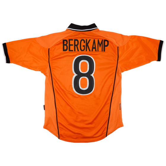 1998-00 Netherlands Home Shirt Bergkamp #8 - 8/10 - (S)