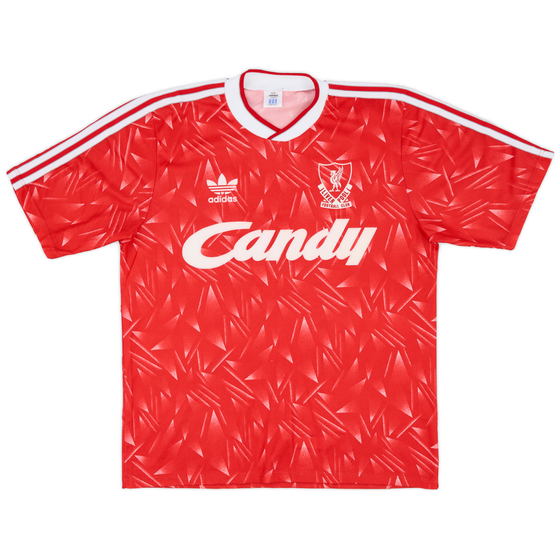 1989-91 Liverpool Home Shirt - 8/10 - (M/L)