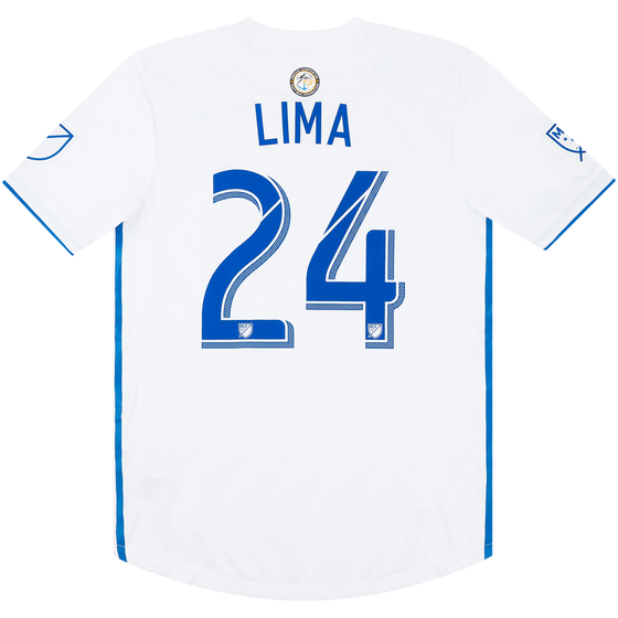 2018 San Jose Earthquakes Match Issue Away Shirt Lima #24 (v Man Utd)