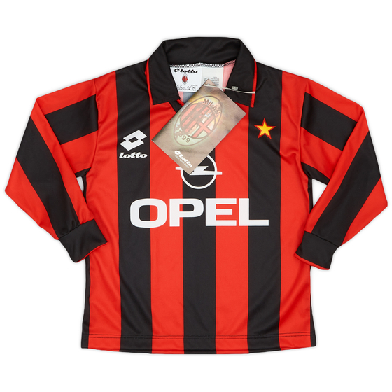 1994-95 AC Milan Home L/S Shirt (S.Boys)