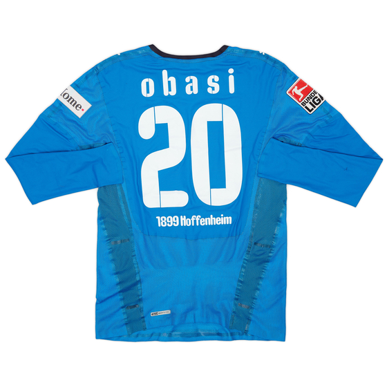 2008-09 TSG Hoffenheim Player Issue Home L/S Shirt Obasi #20 - 7/10 - (S)