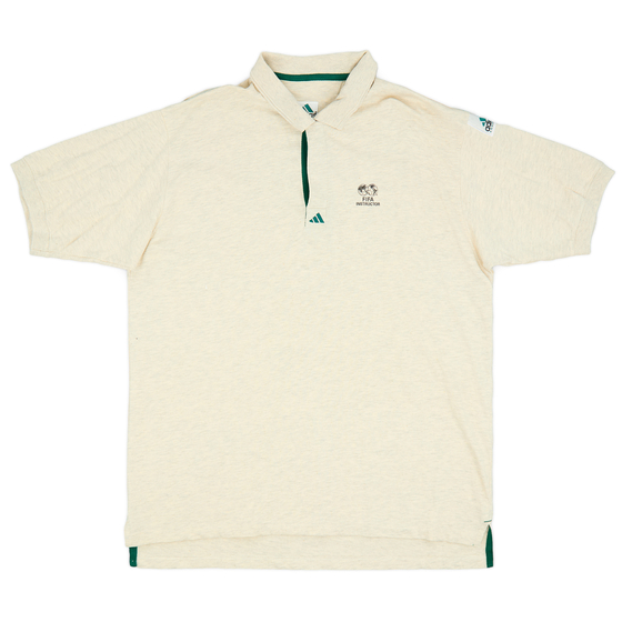 1990s adidas FIFA Instructor Polo Shirt - 9/10 - (XL)