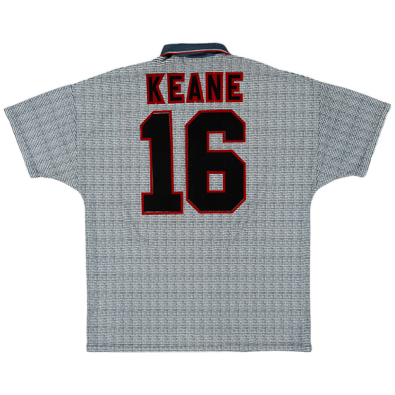 1995-96 Manchester United Away Shirt Keane #16 - 6/10 - (XL)