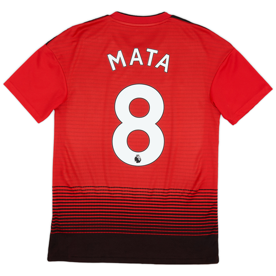 2018-19 Manchester United Home Shirt Mata #8 - 9/10 - (S)