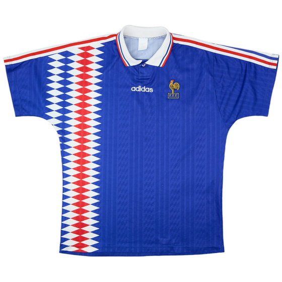 1994-96 France Home Shirt - 9/10 - (XXL)