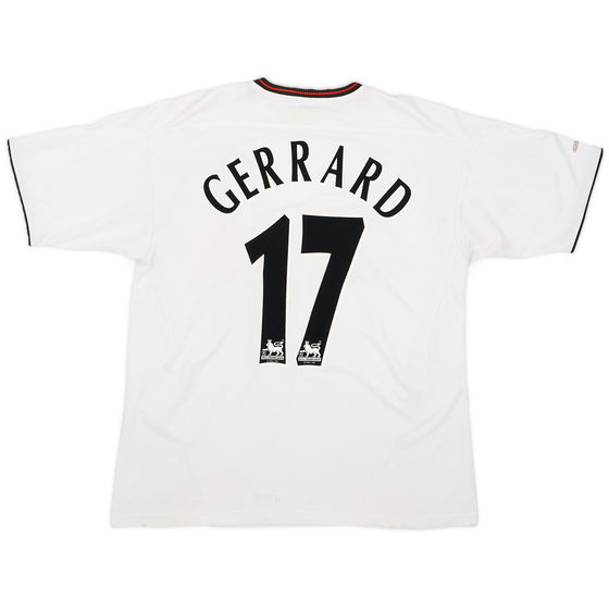 2003-04 Liverpool Away Shirt Gerrard #17 - 5/10 - (L)